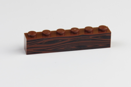 Zeige Details für 1 x 6 - Brick Reddish Brown - Holzoptik schwarz Bild von 1 x 6 - Brick Reddish Brown - Holzoptik schwarz