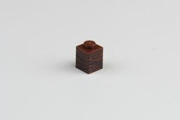 Zeige Details für 1 x 1 - Brick Reddish Brown - Holzoptik schwarz Bild von 1 x 1 - Brick Reddish Brown - Holzoptik schwarz