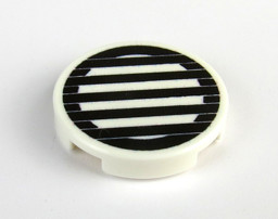 Zeige Details für 2 x 2 - Rundfliese Lamellen Bild von 2 x 2 - Rundfliese Lamellen