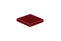 Zeige Details für 2 x 2 - Fliese Dark Red Bild von 2 x 2 - Fliese Dark Red