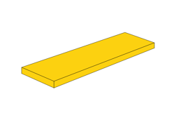 Zeige Details für 2 x 6 - Fliese Yellow Bild von 2 x 6 - Fliese Yellow