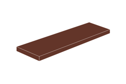 Zeige Details für 2 x 6 - Fliese Reddish Brown Bild von 2 x 6 - Fliese Reddish Brown