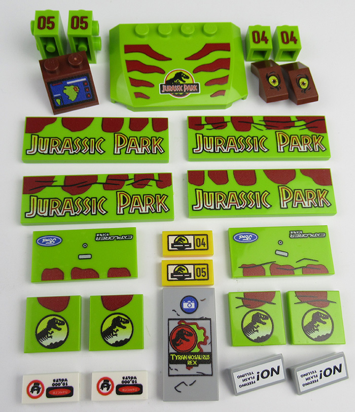 Picture of T. Rex Ausbruch 76956 Custom Package