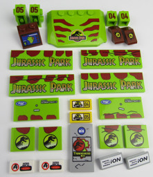 Zeige Details für T. Rex Ausbruch 76956 Custom Package Bild von T. Rex Ausbruch 76956 Custom Package