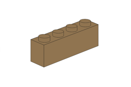 Zeige Details für 1 x 4 - Darktan Bild von 1 x 4 - Darktan