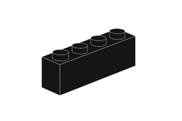 Zeige Details für 1 x 4 - Schwarz Bild von 1 x 4 - Schwarz