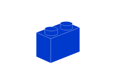 Zeige Details für 1 x 2 - Blau Bild von 1 x 2 - Blau
