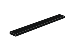 Zeige Details für 1 x 8 - Fliese Schwarz Bild von 1 x 8 - Fliese Schwarz