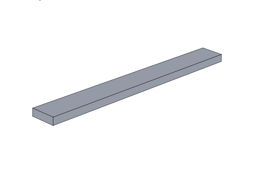 Zeige Details für 1 x 8 - Fliese Hellblau-Grau Bild von 1 x 8 - Fliese Hellblau-Grau
