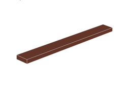 Zeige Details für 1 x 8 - Fliese Reddish Brown Bild von 1 x 8 - Fliese Reddish Brown