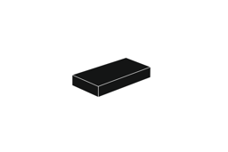 Zeige Details für 1 x 2 - Fliese Black Bild von 1 x 2 - Fliese Black