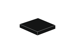 Zeige Details für 2 x 2 - Fliese Schwarz Bild von 2 x 2 - Fliese Schwarz