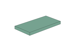 Zeige Details für 2x4 - Fliese Sandgrün Bild von 2x4 - Fliese Sandgrün