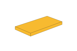 Zeige Details für 2x4 - Fliese BrightLightOrange Bild von 2x4 - Fliese BrightLightOrange