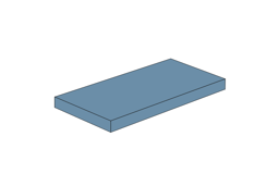 Zeige Details für 2x4 - Fliese Sandblau Bild von 2x4 - Fliese Sandblau