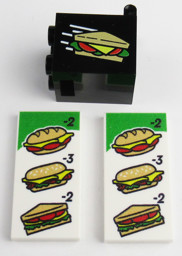 Zeige Details für 40578 Sandwichladen Custom Bricks Bild von 40578 Sandwichladen Custom Bricks