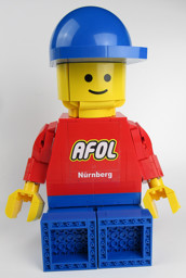 Zeige Details für rote Teile für große Minifig 40649 Bild von rote Teile für große Minifig 40649