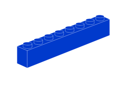 Zeige Details für 1 x 8 - Blau Bild von 1 x 8 - Blau