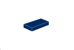 Zeige Details für 1 x 2 - Fliese Dark Blue Bild von 1 x 2 - Fliese Dark Blue