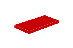 Zeige Details für 2x4 - Fliese Rot Bild von 2x4 - Fliese Rot