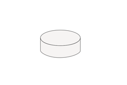 Zeige Details für Rund 1 x 1 - Fliese White Bild von Rund 1 x 1 - Fliese White