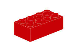 Zeige Details für 2 x 4 - Rot Schlüsselanhänger Bild von 2 x 4 - Rot Schlüsselanhänger