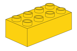 Zeige Details für Noppenstein 2 x 4 Gelb Bild von Noppenstein 2 x 4 Gelb