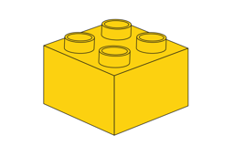 Bild von Noppenstein 2 x 2 Gelb