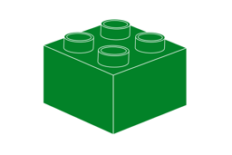 Bild von Noppenstein 2 x 2 Grün