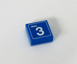 Zeige Details für 1 x 1 - Fliese - Gleis 3 Bild von 1 x 1 - Fliese - Gleis 3