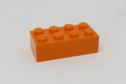 Zeige Details für - 2x4 Stein Orange Bild von - 2x4 Stein Orange