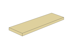 Zeige Details für 2 x 6 - Fliese Tan Bild von 2 x 6 - Fliese Tan