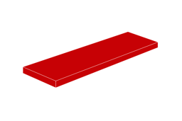 Zeige Details für 2 x 6 - Fliese Red Bild von 2 x 6 - Fliese Red