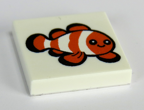 Kép a 2 x 2 - Fliese Clownfisch