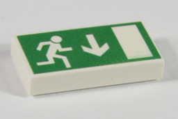 Zeige Details für 1 x 2 -  Notausgang V Bild von 1 x 2 -  Notausgang V