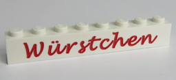 Zeige Details für # 1 x 8  Stein  -  Würstchen Bild von # 1 x 8  Stein  -  Würstchen