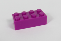 Bild von - 2x4 Stein Magenta