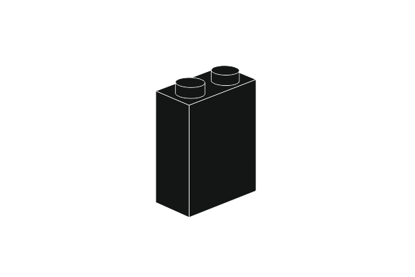 Picture of 1 x 2 x 2 -  Black