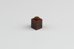 Bild von 1 x 1 - Brick Reddish Brown - Holzoptik schwarz
