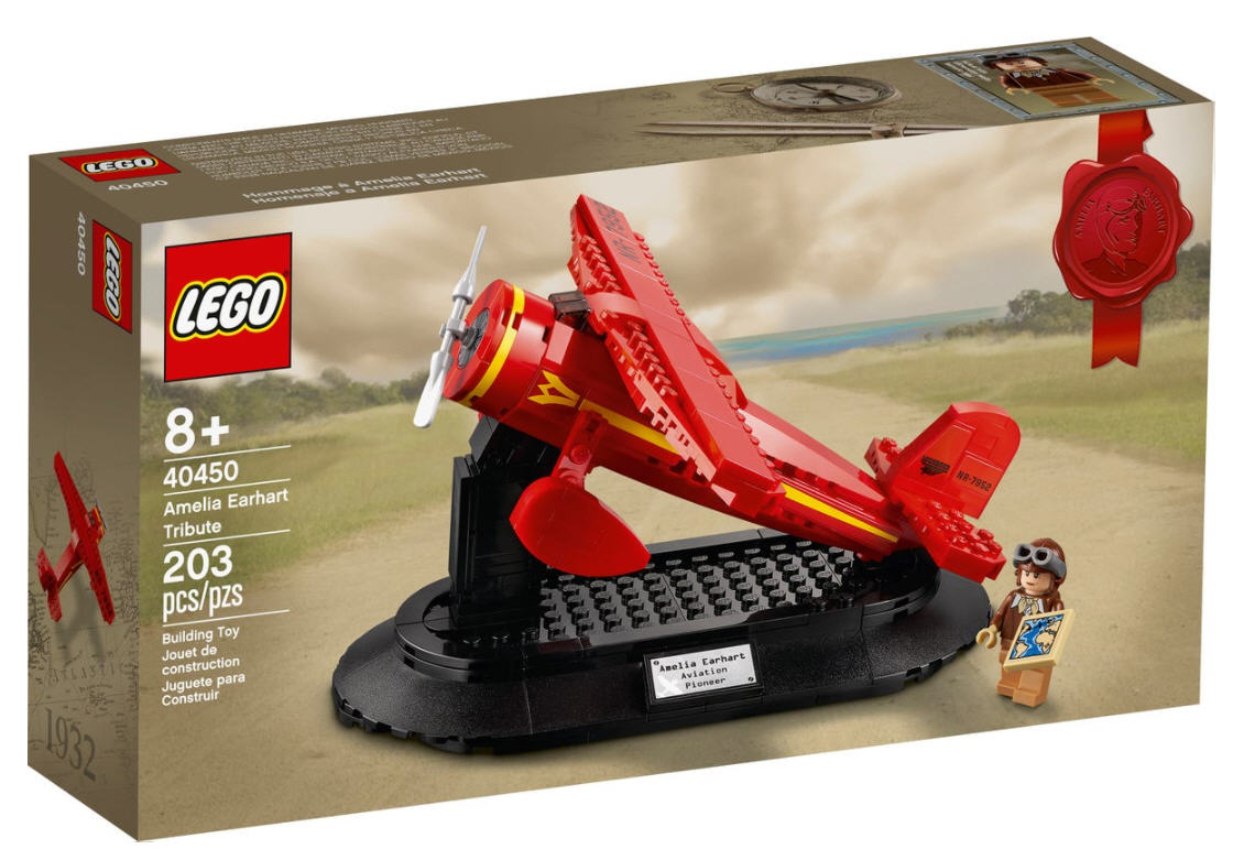 Resmi LEGO Set 40450 Hommage an Amelia Earhart