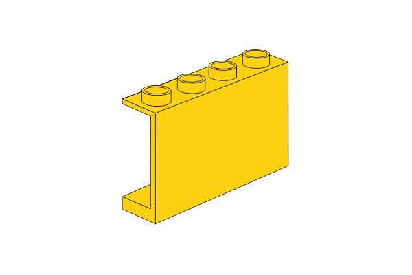 Obrázok výrobcu 1 x 4 x 2 gelb Panel