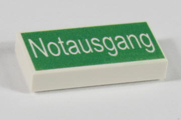 Obrázek 1 x 2 - Fliese Notausgang