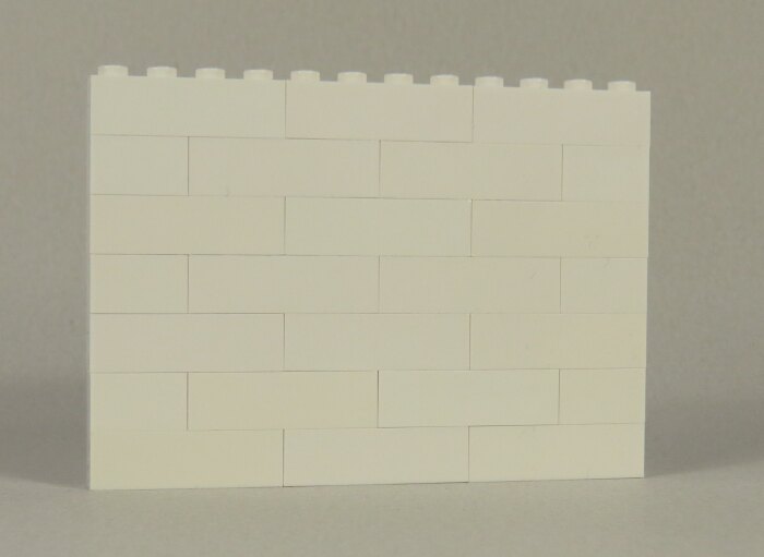 Obraz -Steinmauer 12 x 10 Quadrat, 1 Tief