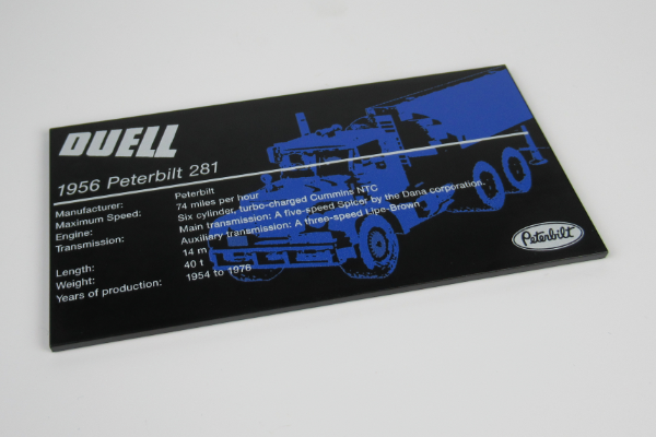 Obrázok výrobcu P138 Plakette Duell Truck Bluebrixx