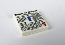 2 x 2 - Fliese  - Brickfurter Zeitung의 그림