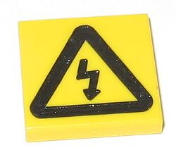 Slika za 2 x2  -  Fliese gelb - Elektrische Spannung