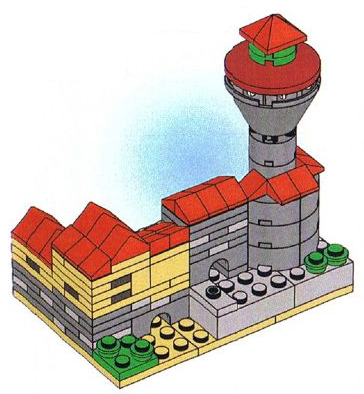 Bild av Lego Burg Nürnberg - Set Nuremberg