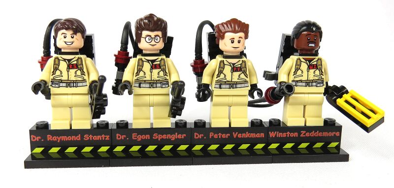 Obraz Sockelsteine für Lego Ghostbuster Minifiguren