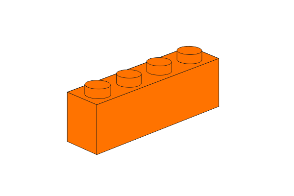 Obrázok výrobcu 1 x 4 - Orange