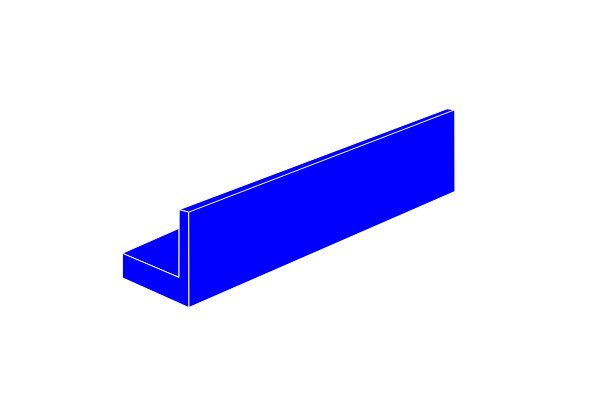 Obrázok výrobcu 1 x 4 x 1 blau Panel